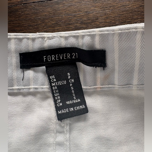 Forever 21 Woman's Striped Jean Skirt - Picture 3 of 6